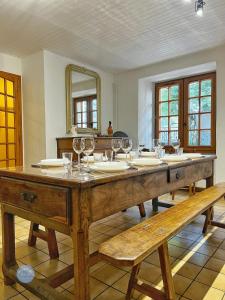 Maisons de vacances Les Glycines - Maison familiale avec jardin, entre nature et confort : photos des chambres