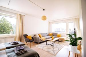 Come in! "Pirkanportti" In the heart of Tampere next to the railway station for 9 people!