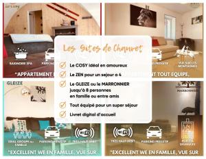 Appartements Les Gites de Chauvet : Appartement avec Vue sur la Montagne