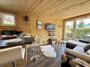 Appartements Studio Cabine a Praz-sur-Arly, 4 pers, proche pistes et village, parking et exterieur prive - FR-1-603-73 : photos des chambres