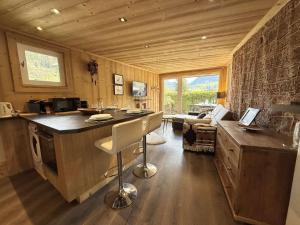 Studio Cabine à Praz-sur-Arly, 4 pers, proche pistes et village, parking et extérieur privé - FR-1-603-73