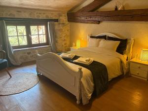 Maisons de vacances Domaine de Gargoris - Grote grange met zwembad en tuin : photos des chambres