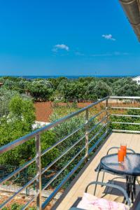 Apartments Vito near Pula - Balcony, Sea View