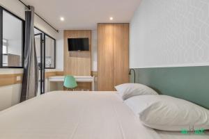 Appartements Louis Vicat 5 - CI - Spacious flat for 2 Paris Expo Porte de Versailles : photos des chambres
