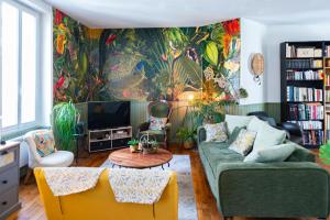 Maisons de vacances Maison de centre-ville avec piscine : photos des chambres