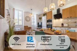 Appartements Woods Natural Hyper centre Fontaine Moussue : Appartement 1 Chambre