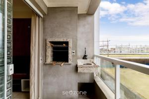 Apt c Churrasq. prox a praia em Ingleses ICT0104B