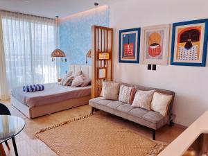 Brand New Studio in 4th Floor with Balcony and Elevator