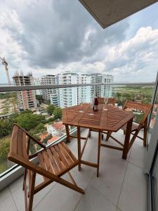 Sea view with private balcony