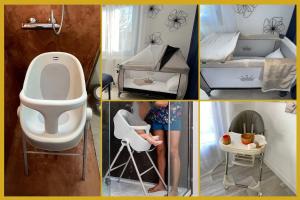 Maisons de vacances Au Petit Royaume 4 Pers - Ideal for families - 2 h Paris : photos des chambres