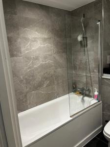 Private double room with shared amenities near Manchester