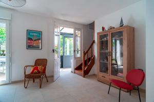 Maisons de vacances La Maison des chemins -A pied des sentiers cotiers : photos des chambres