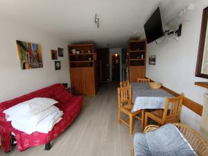 Appartements Studio expose sud avec balcon, a 200m des pistes et commerces, animaux acceptes - FR-1-445-26 : photos des chambres