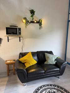 Duplex studio and balcony