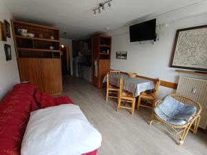 Appartements Studio expose sud avec balcon, a 200m des pistes et commerces, animaux acceptes - FR-1-445-26 : photos des chambres