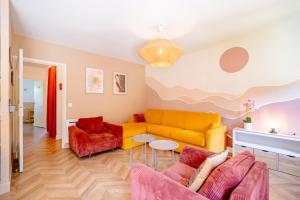 Appartements Gite Le Terracotta - Terrasse - 8 couchages - 3 Chambres avec lits King & Queen size, lits superposes pour enfants : photos des chambres