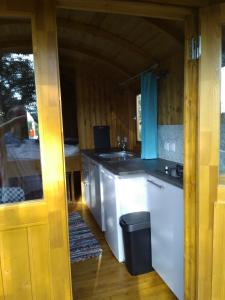 Gypsy caravan op de camping
