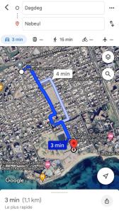 S2 Nabeul center 3 minutes from the beach