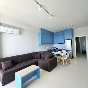 Blue Horizon And Seaside Serenity