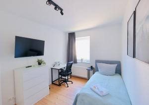 Apartment Pietsch - 6 Personen-3 Schlafzimmer- Boxspringbetten- Smart TV- Balkon- Zentral