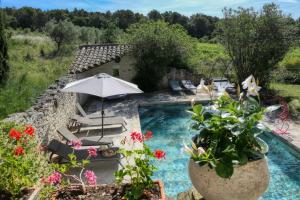 Maisons de vacances Escapade romantique en Drome, vue sur les vignes : Maison 1 Chambre