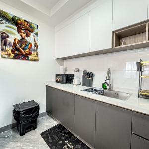 newly furnished three bedroom apartment with swimming pool fully equipped gym children playground ample parking space and unbeatable scenic city views