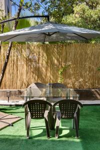 2 Pièces Bord de Mer avec Jardin