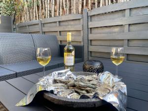 Escapade balnéo, terrasse, parking, plage