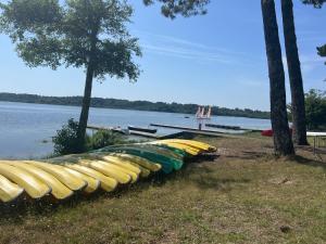 Campings Lac Aureilhan et Mimizan plages, Mobil H 3 chambres, 6 personnes climatise : photos des chambres