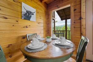 View Private Log Cabin Fireplace Hot tub RELAX
