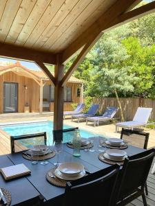 Villas Residence 03280-lacanau - Proche du lac magnifique cottage avec piscine privee pour 7 personnes MAE-0491 : photos des chambres