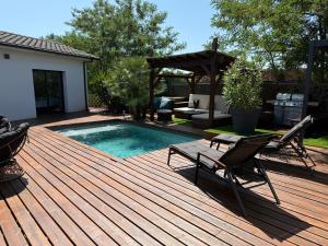 Villas Villa moderne avec piscine chauffee : photos des chambres