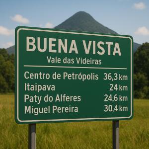 Buena Vista - Casa e suítes - Vistas deslumbrantes em Petrópolis