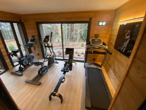Maisons de vacances Lodge elegant avec spa privatif et espace bien-etre - FR-1-582-530 : photos des chambres