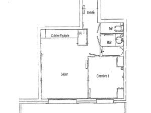 Appartement 4 pers, 1 chambre, accès piscine, Les Saisies - FR-1-293-409