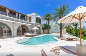 5 BR villa view on ricefield, pool, sauna jacuzzi