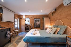 Maisons de vacances Samadhi - Gite avec jardin et spa : photos des chambres