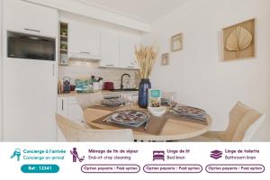 Vue mer, joli studio pour 4 à 40m de la plage