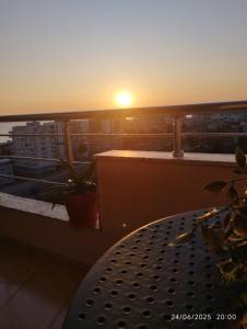 Sunset Sea Flat