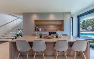 Brand New Design Villa with Heated Pool and Sea view