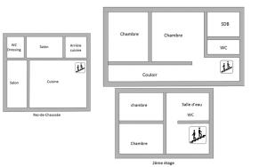 Maisons de vacances Les ormelles : photos des chambres