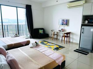 Mandala Homestay - Studio with 2 queen bed at i-City, Shah Alam
