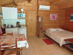 Appartements Chalet climatise avec kitchenette, acces piscine et spa, au sud d' Aix-en-Provence, for non smokers-non vapoteurs only : photos des chambres