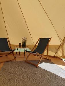 Lakeside camping