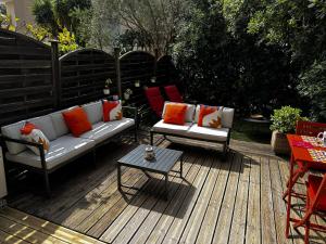 Studio avec jardin sud proche bord de mer