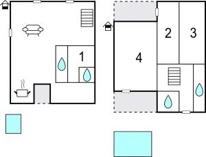 Maisons de vacances Nice Home In Feliceto : photos des chambres