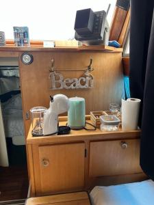 Unusual night on a small yacht