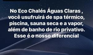 Eco Chalés Águas Claras