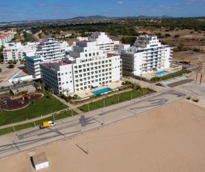 Quarteira First Line Front Beach Pool Flat View