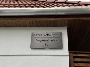 Márta Vendégház